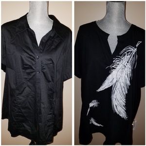 Lot of 2 Lane Bryant 26/28 Tops